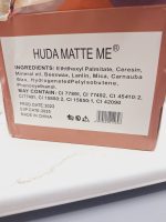 پک 6 تایی رژ مایع خوش رنگ نود برند HUDA MATTE ΜΕ کد 2538