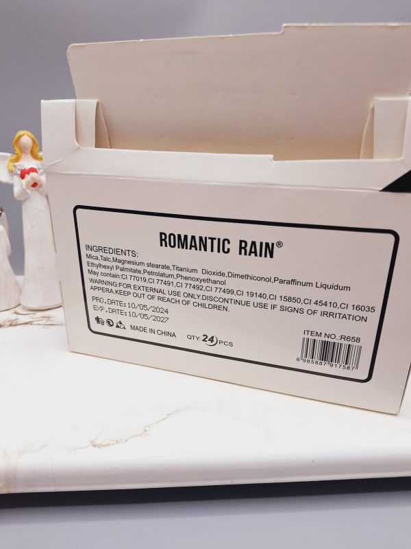 رژ مایع کوشنی فوق العاده با کیفیت و مخملی برند ROMANTIC RAIN کد NO:R658 7