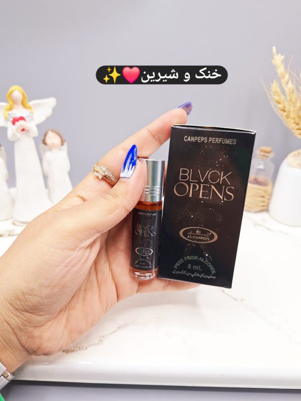 عطر 6 میل بدون الکل مدل BLVCK OPENS مردانه کد 692 1